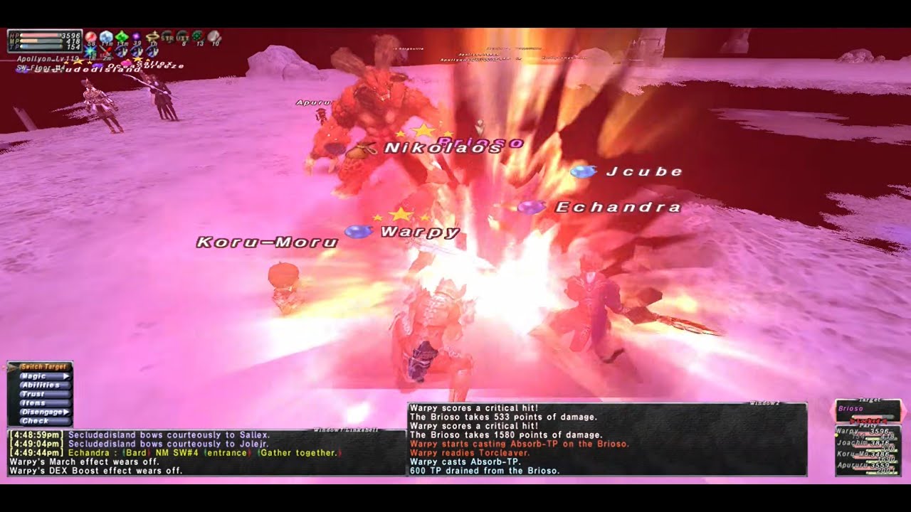FFXI: Apollyon NM 'Brioso' (BRD) Sept 29th 2025