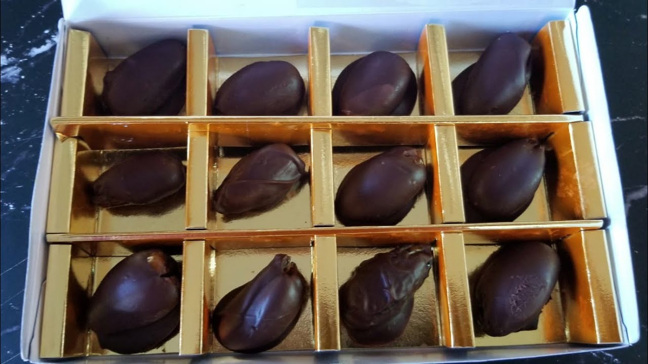 Dates Chocolate ll Almond stuffed dates chocolate ll Ep.100