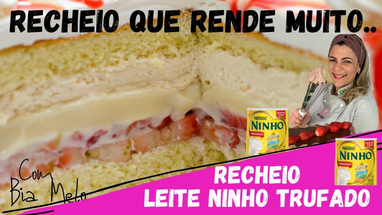 RECHEIO DE LEITE NINHO QUE RENDE MUITO.