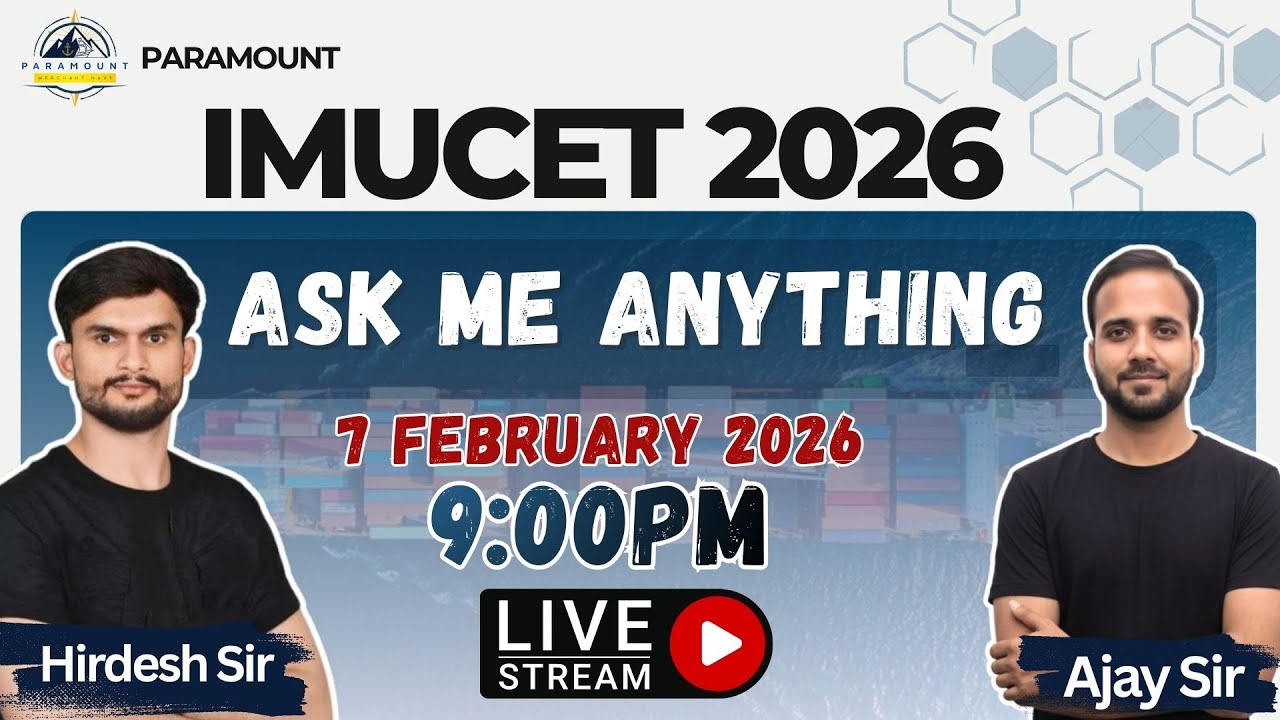 IMUCET 2026 ASK ME ANYTHING 7 February 2026
