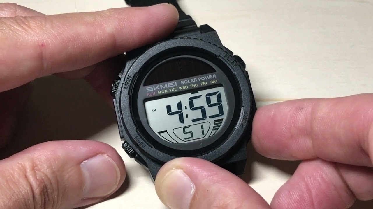 SKMEI (Model 2358) - How to turn on and listen to hourly signal