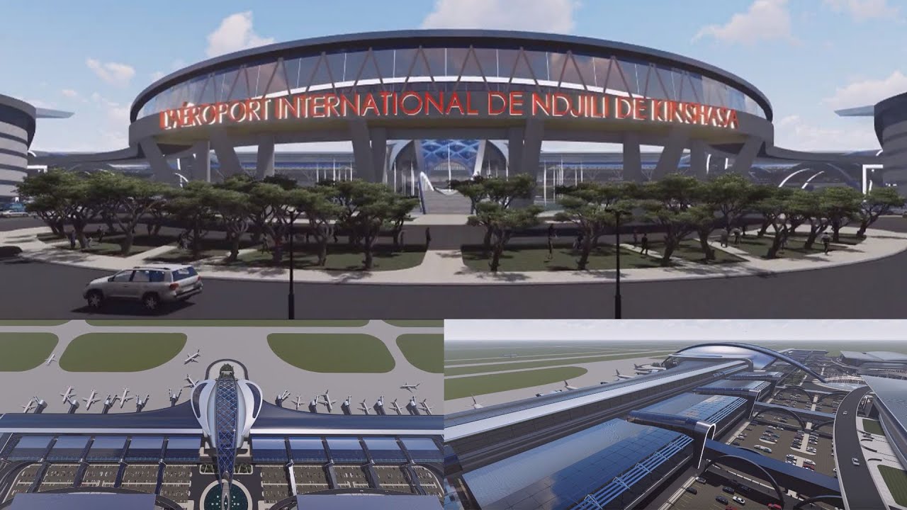 Kinshasa 🇨🇩 L' AÉROPORT International de N'DJILI / The N'DJILI International Airport