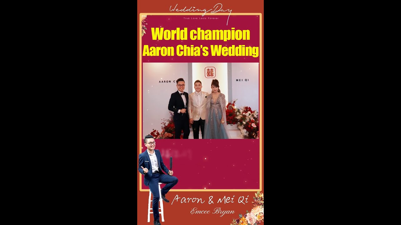 主持世界冠军的婚礼！超豪华场地！超华丽礼服！#EBEWeddingTeam 💓World Champion Aaron Chia's Wedding Dinner Host.