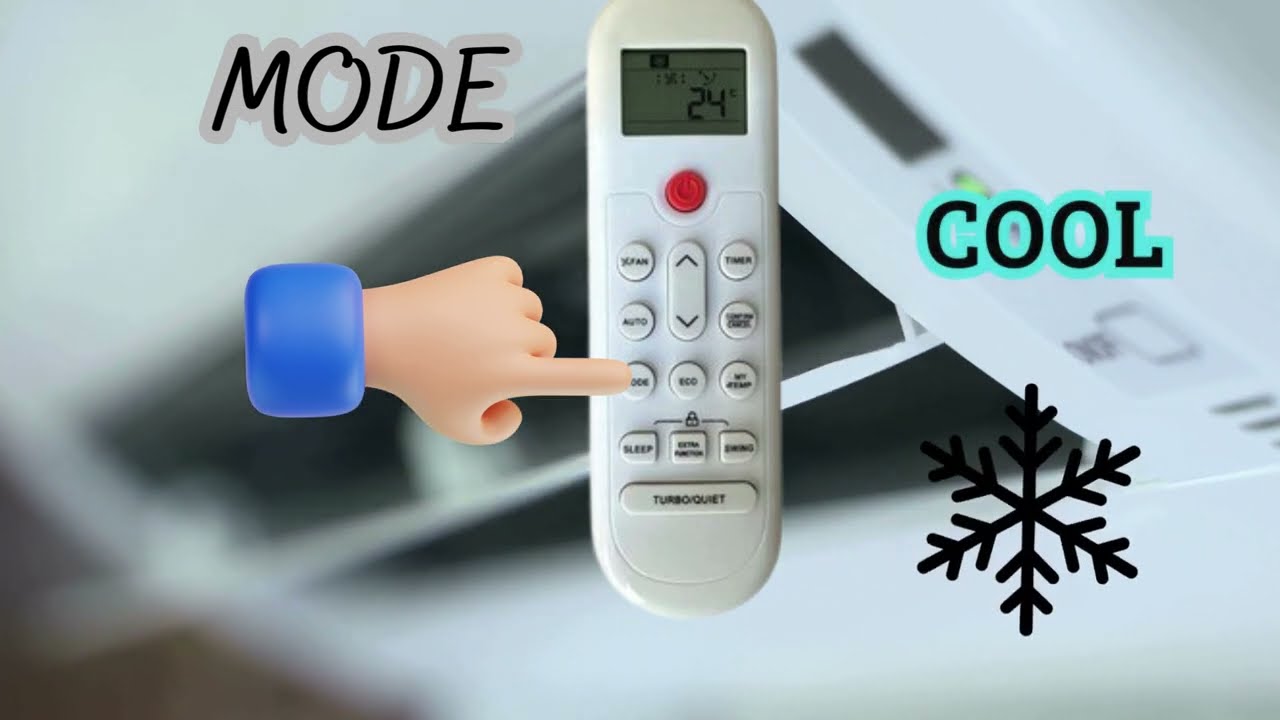 Aire mini split  MABE _Como funcionan las teclas MODO Y FAN  y como apagar el LED del _MABE