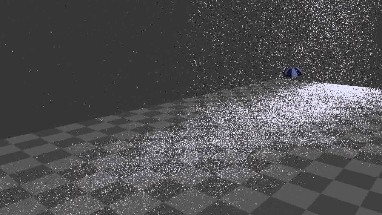 3ds Max - PFlow Rain