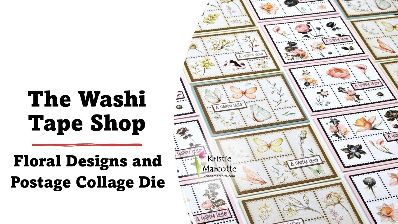 The Washi Tape Shop | Florals & Postage Collage