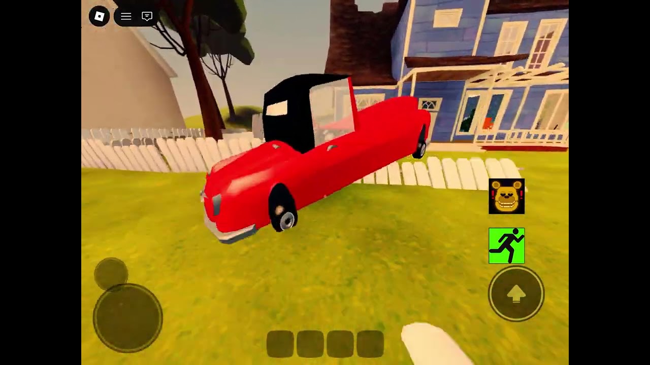 playing hello neighbor but with hallowen fredbear mod