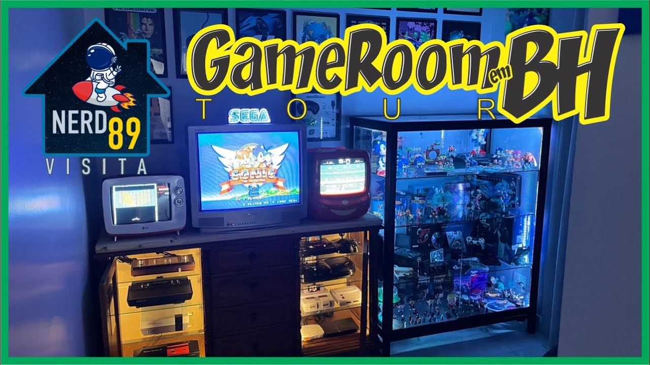 GameRoom Chef Bruno Cesar - Colecionador Retrogamer de BH