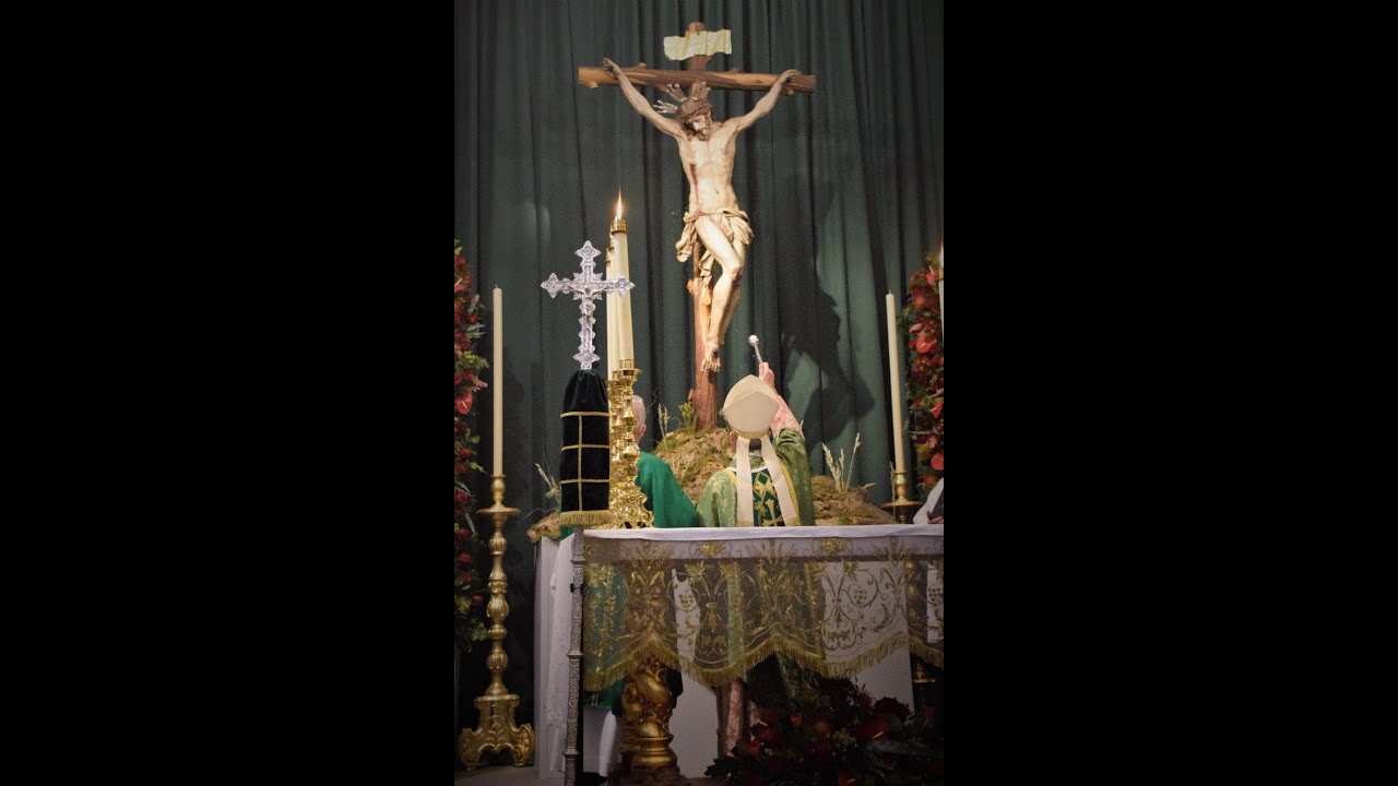 Solemne Ceremonia de Bendición de la Imagen del Santísimo Cristo de la Vera+Cruz. 09/10/21