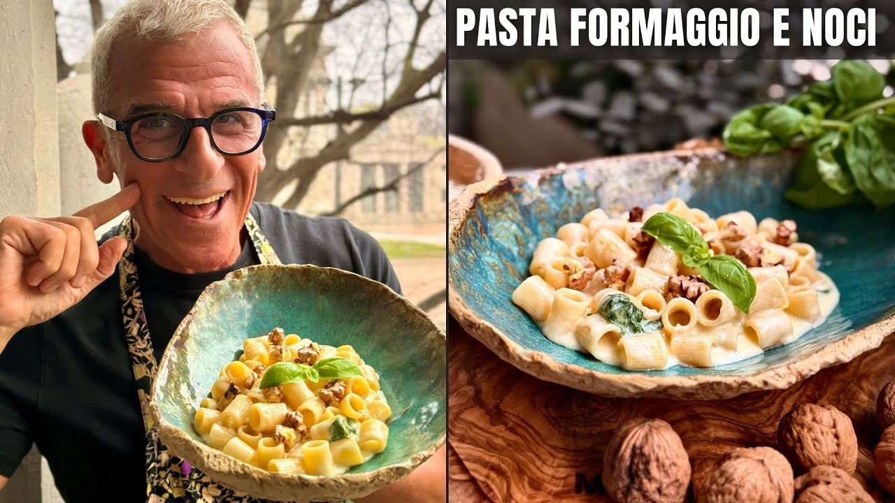 Pasta con formaggio e noci - Ricetta di Chef Max Mariola