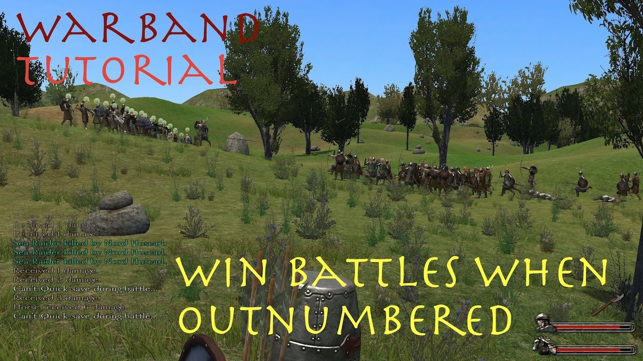Mount and Blade Warband - How to Win Battles When Outnumbered.