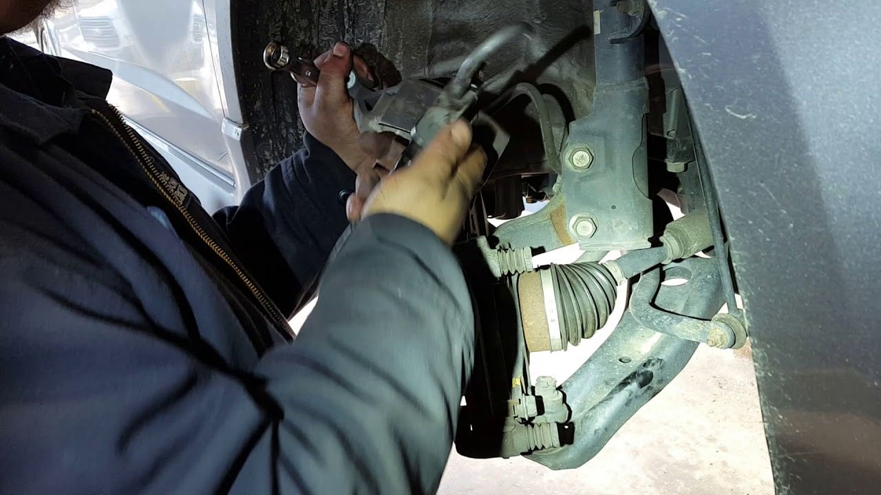 Honda Fit front brake pads replacement