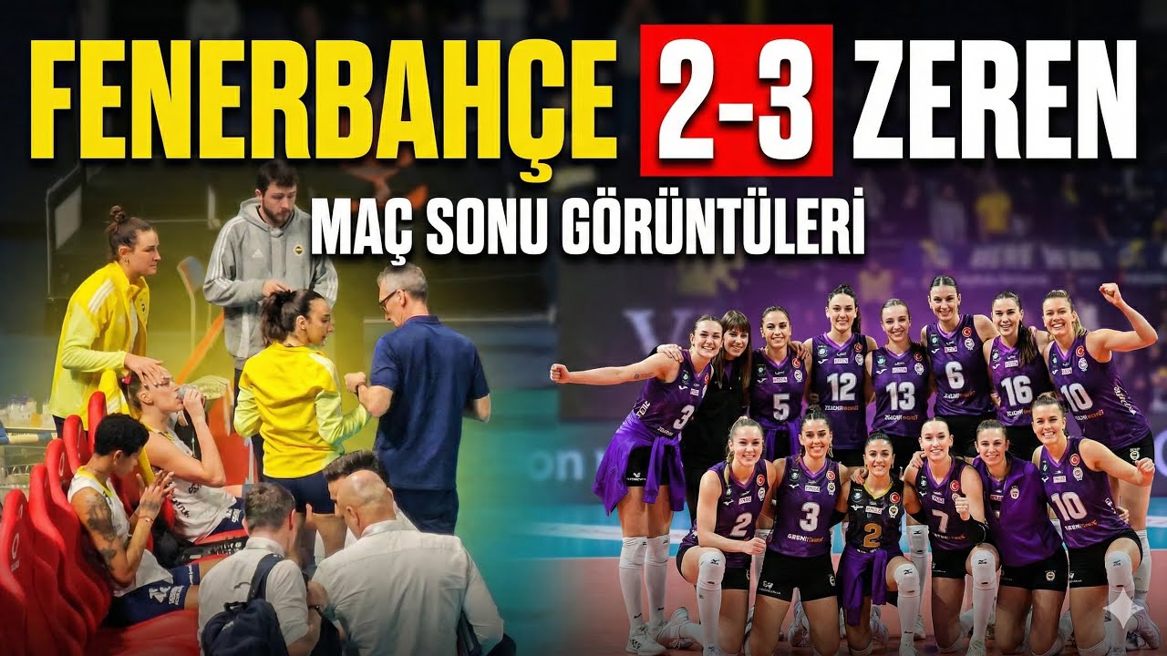 Fenerbahçe 2-3 Zeren | Maç Sonu Görüntüleri | 17.01.2026 #volleyball #voleybol 