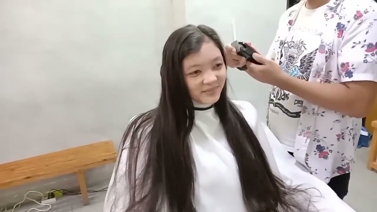 Cute Girl Headshave