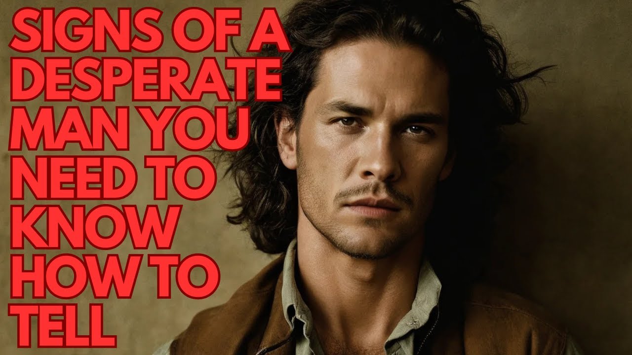 ALARMING SIGNS OF A DESPERATE MAN!