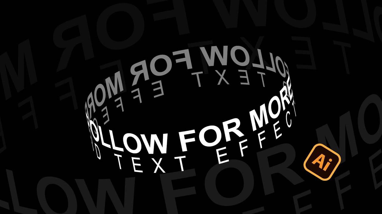 How To Cérate 3D Text Effect In Illustrator??
