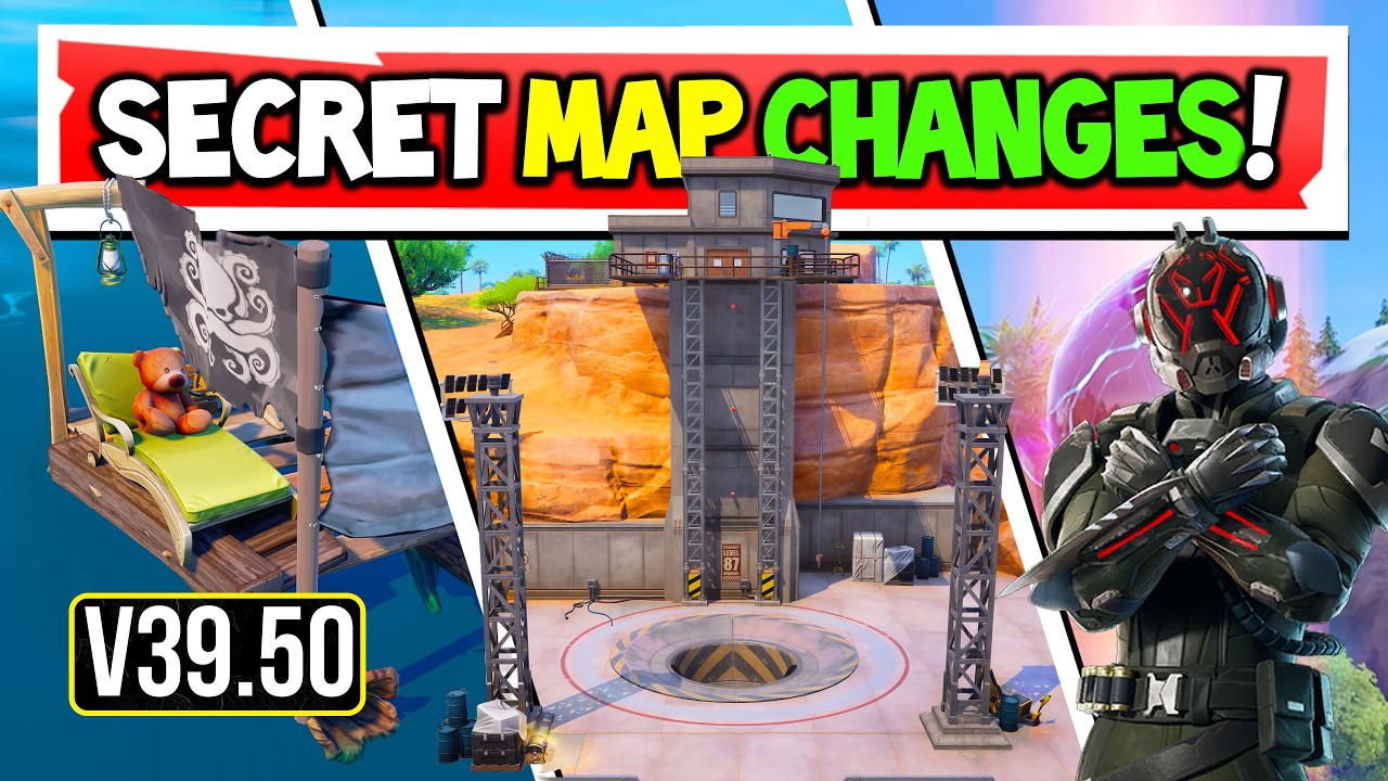 Every NEW Map Change in Fortnite v39.50 You Missed!