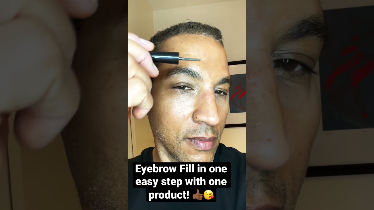 Eyebrows! How to quickly fill in your brows with just ONE product!  😘😘😘#shorts