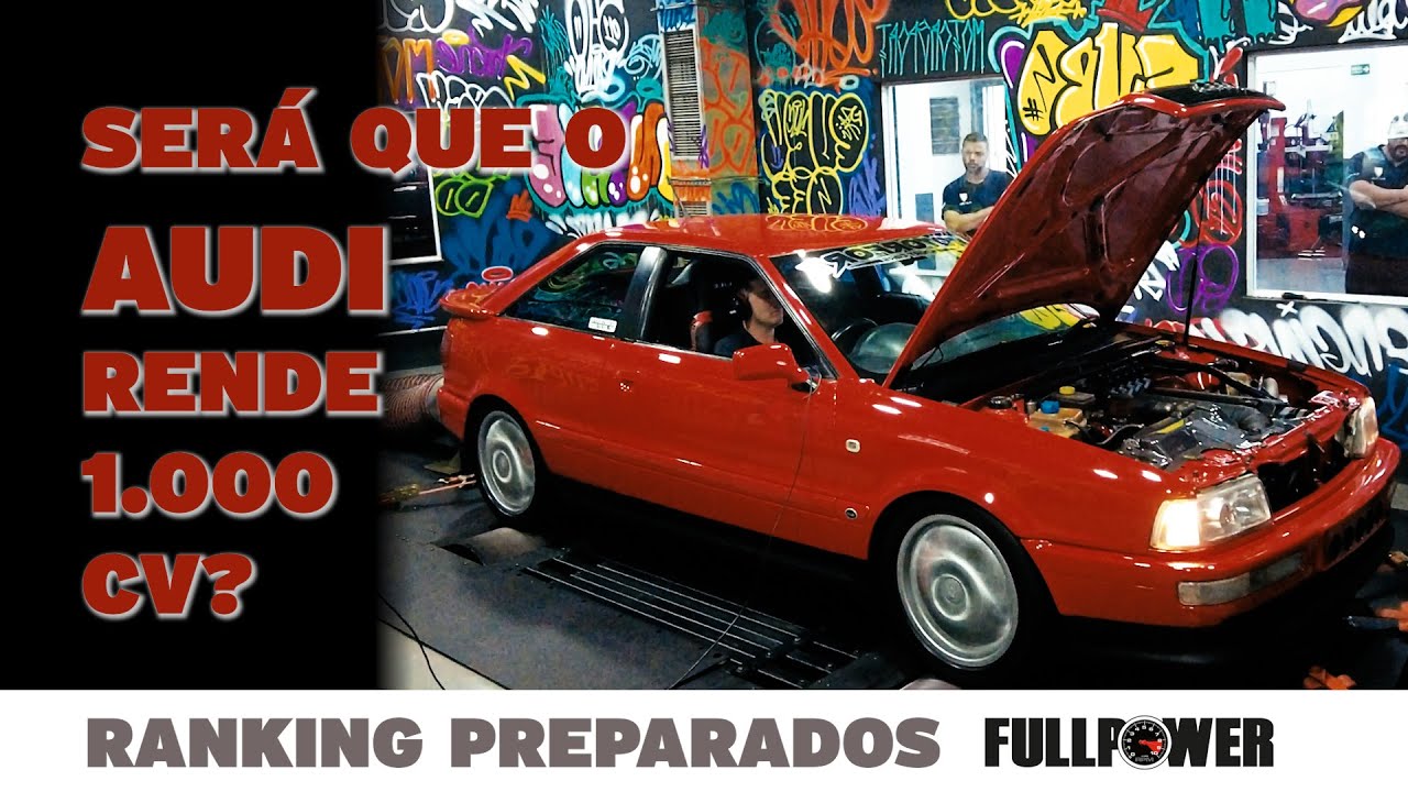 Audi S2 Coupé monstruoso de volta para o Ranking FULLPOWER: será que vem os 1.000cv?