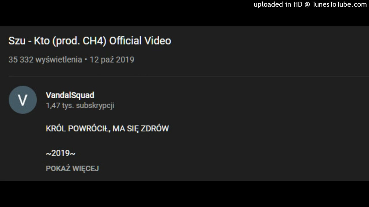 Szu - Kto (prod. CH4) Official Video