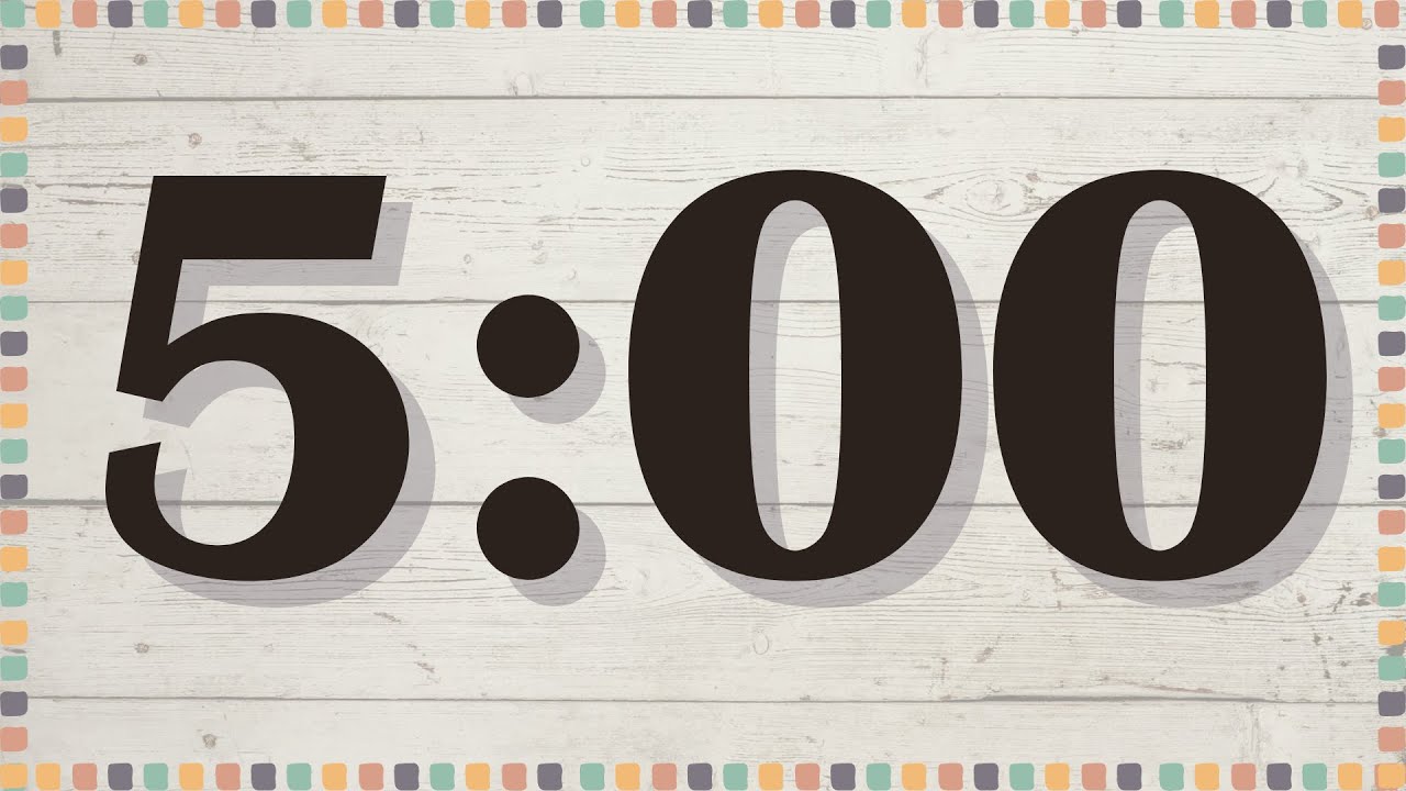 5 minute timer