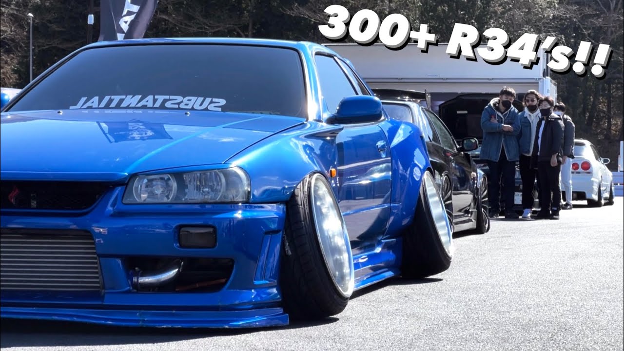 Japan's BIGGEST R34 Skyline Meet! R34 祭りFestival 2022! / S3E47