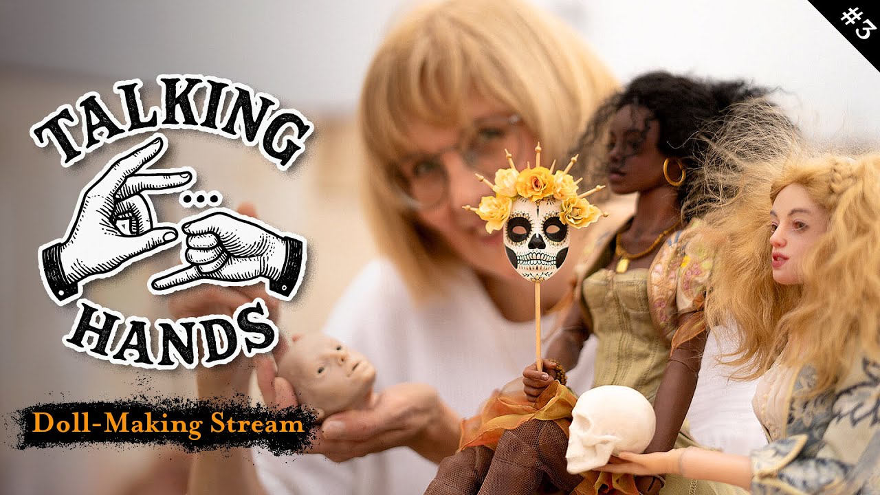 Sculpting a BJD Doll from Scratch — Finalizing the Face (LIVE!)