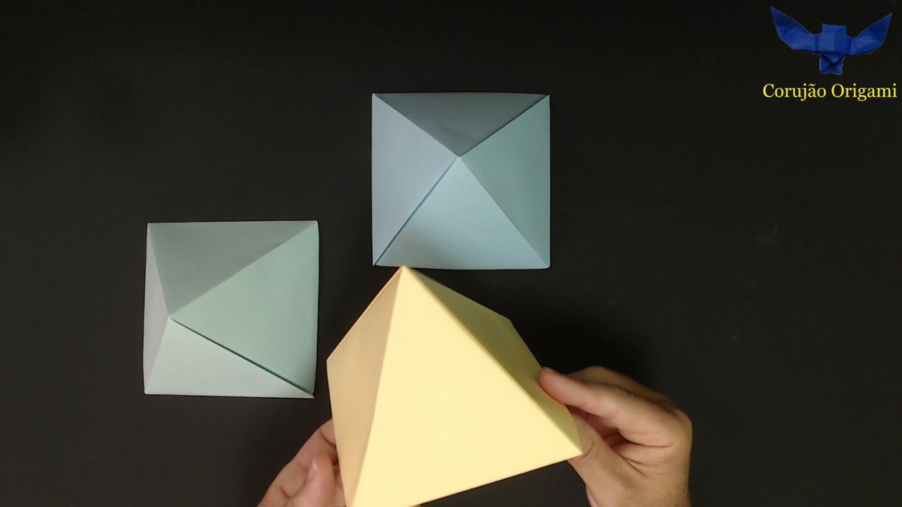 Origami and Paper Craft - Paper Pyramid - DIY