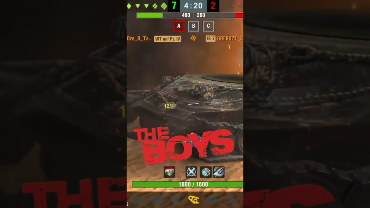 The Boys waffle WoTB #wotblitz #shorts