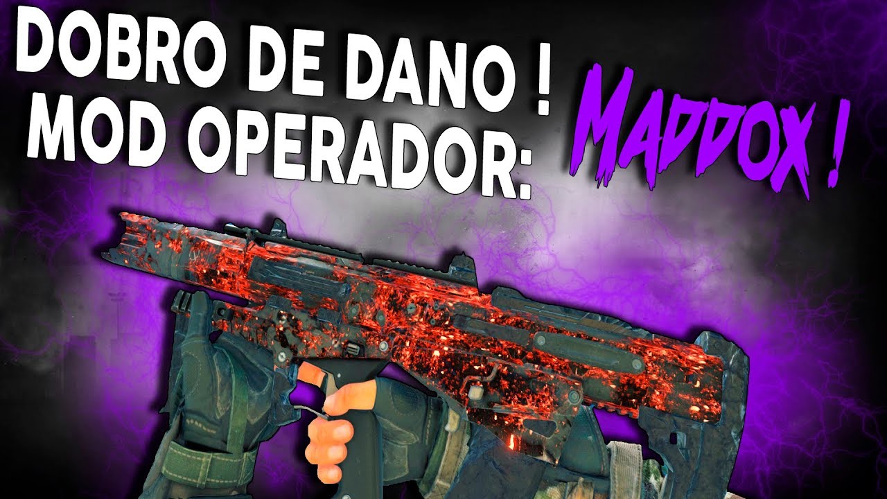 DESTRUINDO C/ O MOD OPERADOR DA MADDOX: ECO DE FOGO! - CoD Black Ops 4