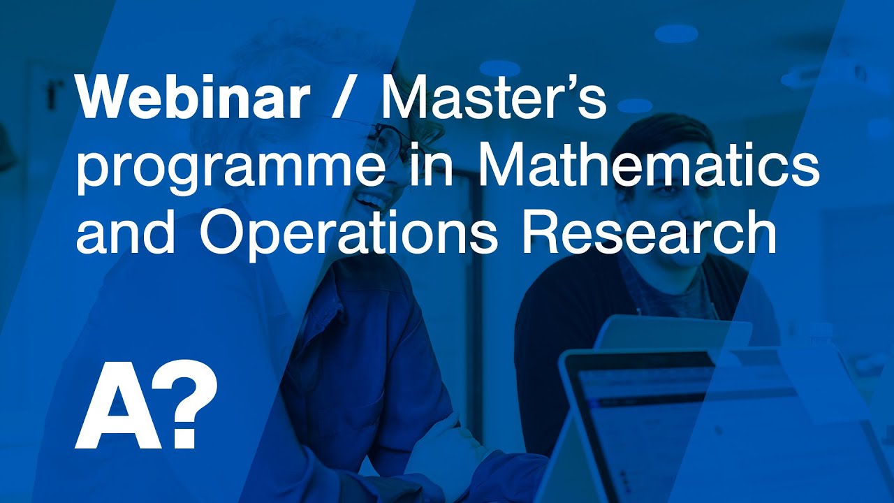 Webinar | Mathematics and Operations Research