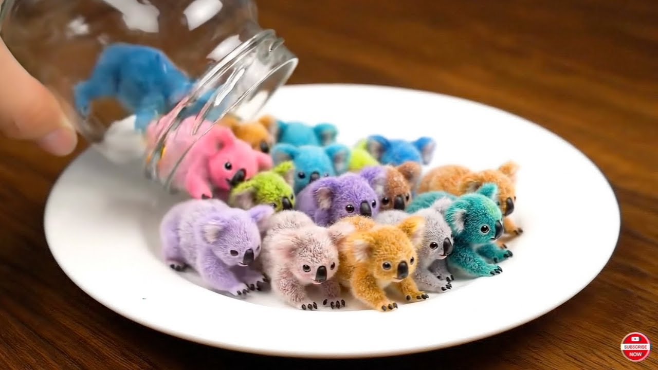 瓶の中のカラフルなファンタジー動物たち | Animals in a Jar | ASMR キュート＆エキゾチック コンピレーション