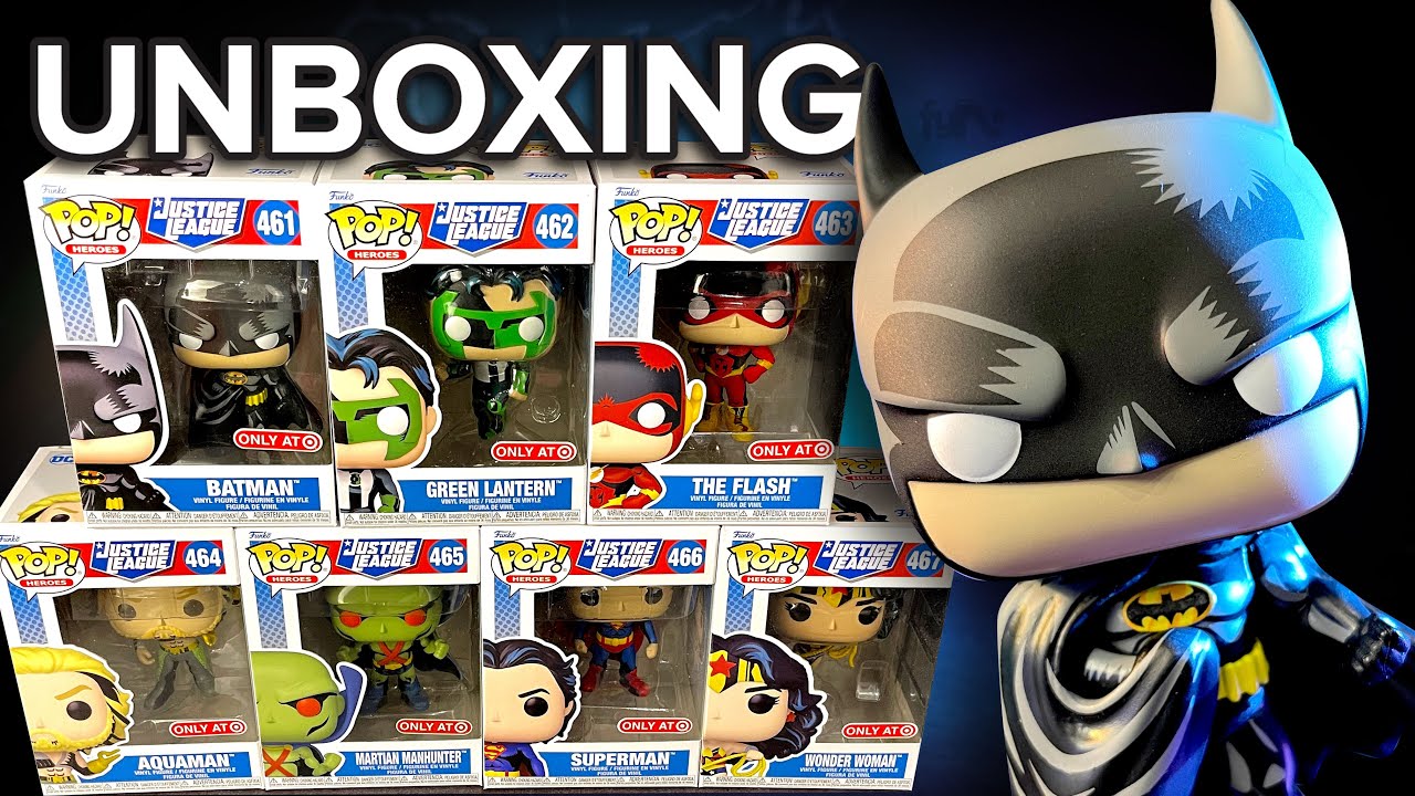 DC Justice League Funko Pop Classic Comic Target Exclusive | Unboxing Complete Set