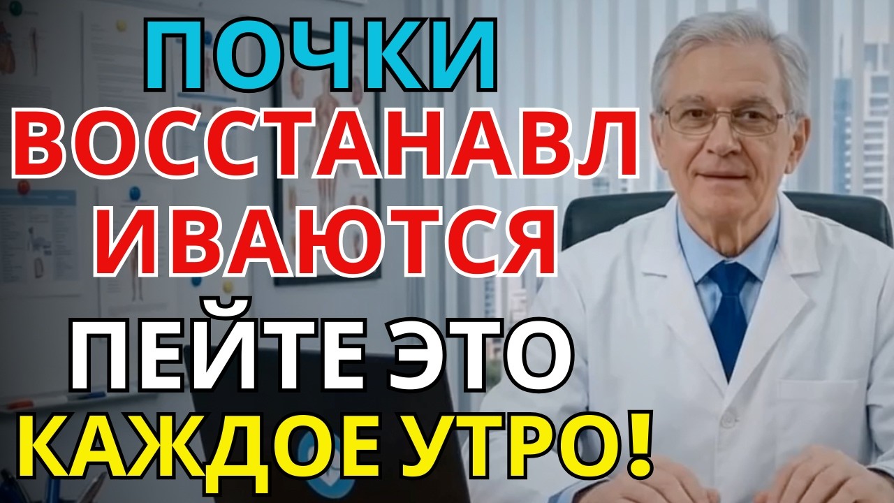 Без диализа: напиток для поддержки почек после 60 | ПАМЯТЬ И МОЗГ