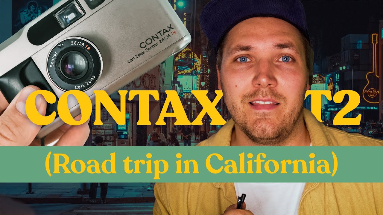 Contax T2 + CineStill 50D | Road trip in California (4K)