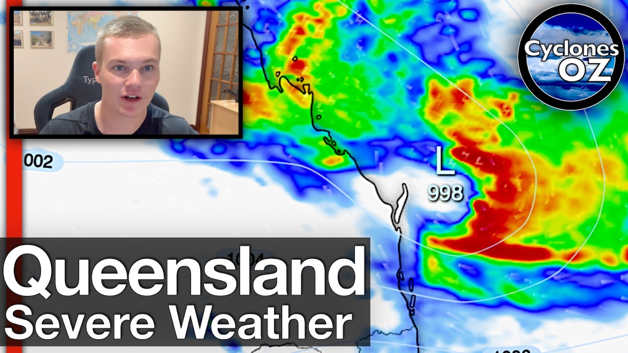 Australia: Developing Queensland Tropical Low, Brisbane Severe Weather Forecast