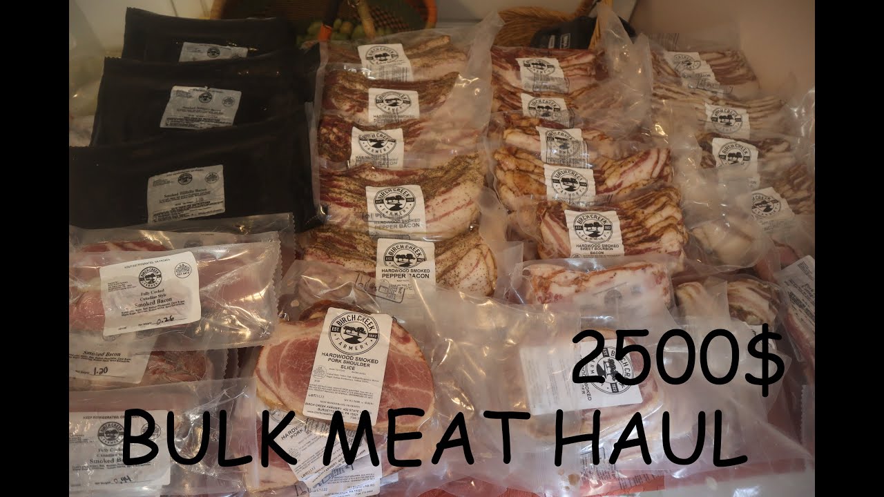 BULK MEAT HAUL - 2500$ 1/4 COW & 1/2 HOG