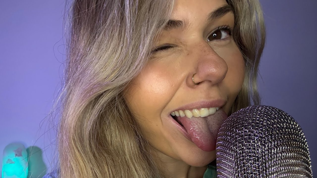 ASMR SLOW Mouth Sounds + Tongue Sounds👄