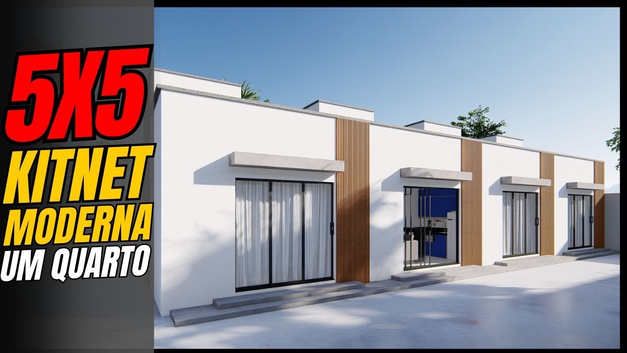 KITNET 5X5 | Kitnet moderna com um quarto