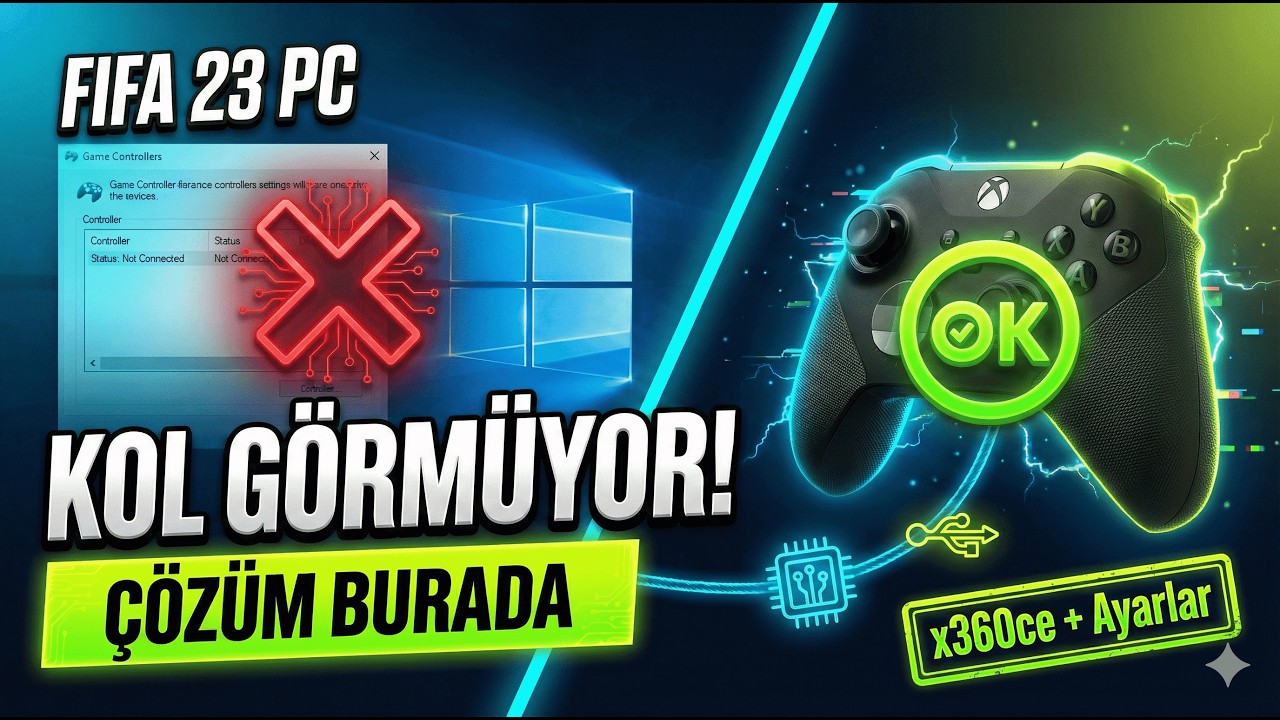 FIFA 23 PC Kol (Gamepad) Bağlama Sorunu | Sorunsuz Gamepad Kurulumu (Kesin Çözüm – Adım Adım)