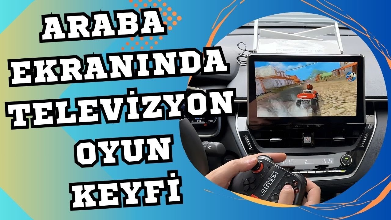 AKILLI KUTUYLA ARABA EKRANINDA TELEVİZYON İZLEMEK | MAÇ - FİLM - DİZİ - OYUN NE ARARSAN 😀😀😀