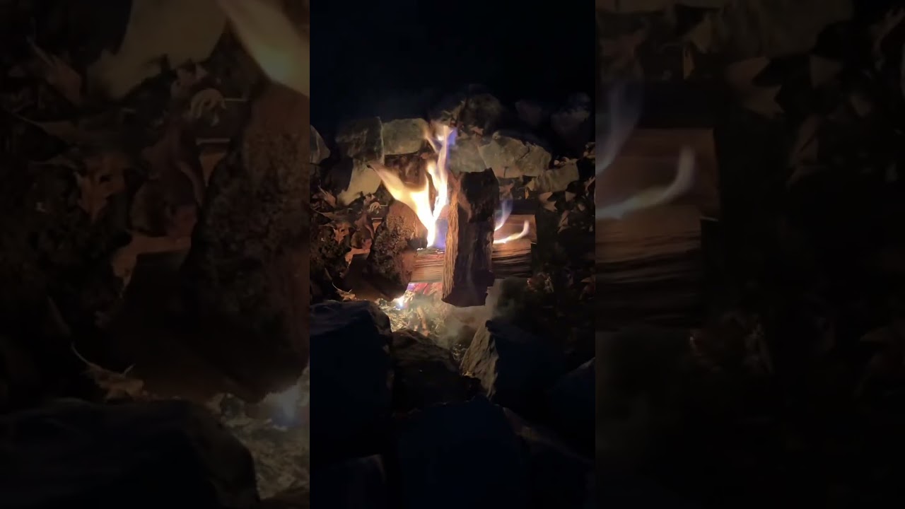 Campfire sounds at Guntersville State Park campground. 