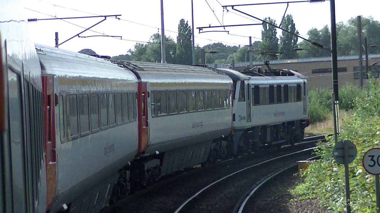 AGA class 90 journey from Norwich to London Liverpool Street 14/07/16