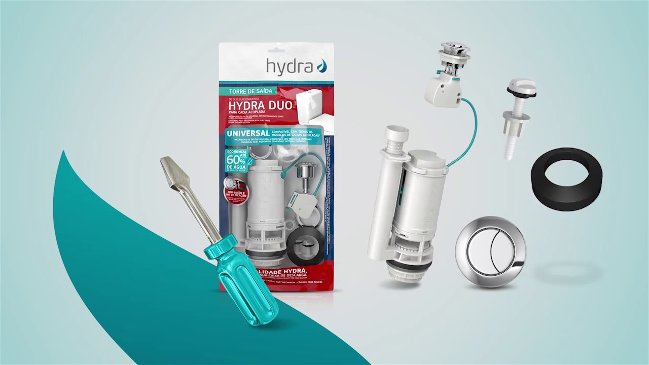Como substituir Torre de saída de Caixa Acoplada DECA HYDRA
