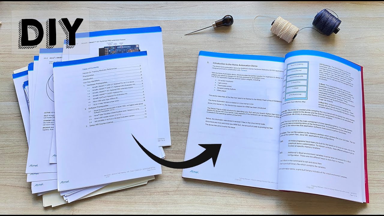 DIY SINGLE SHEETS Bookbinding 😉  Easy and Fast [With Sewing]