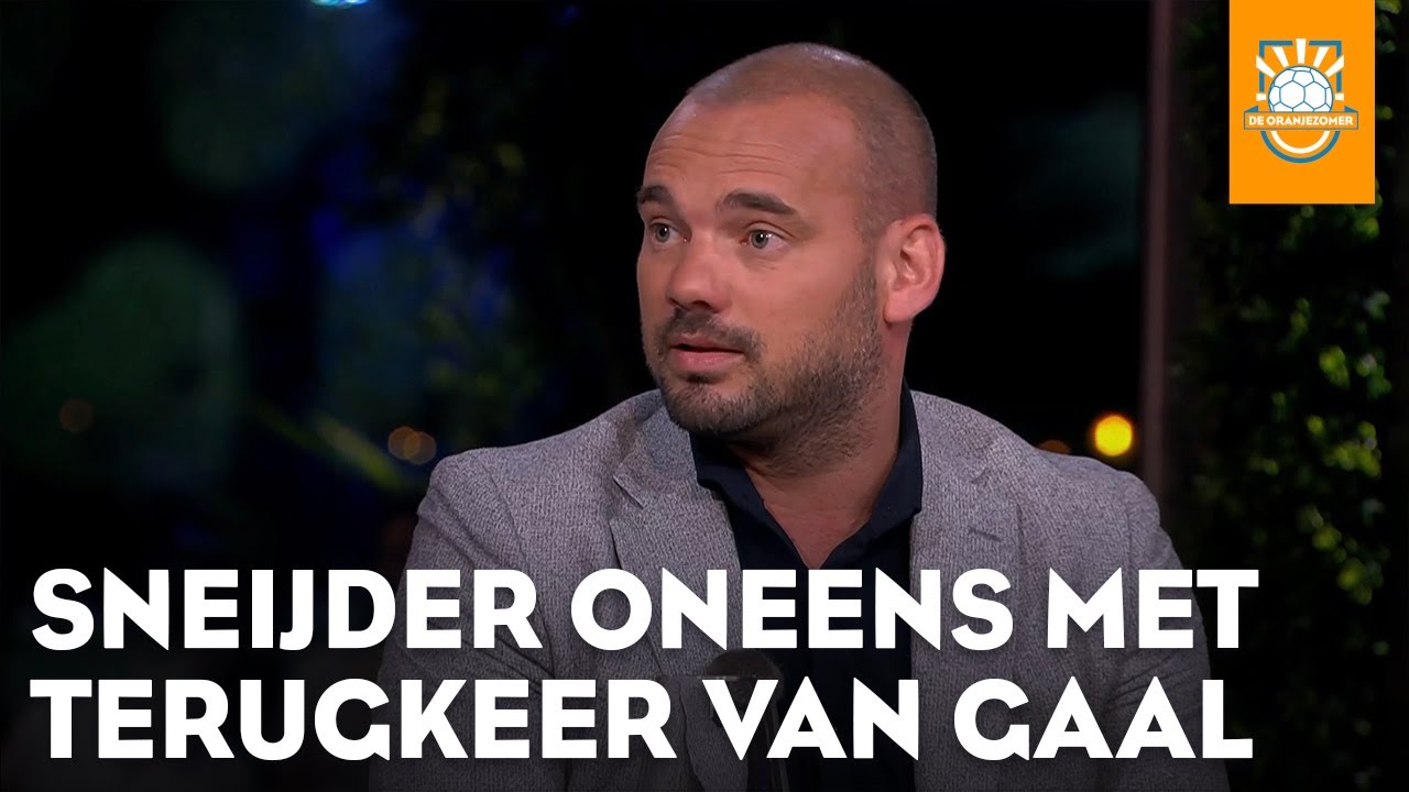 Sneijder oneens met terugkeer Van Gaal: 'Ik weet dat Conte het was aangegaan' | DE ORANJEZOMER