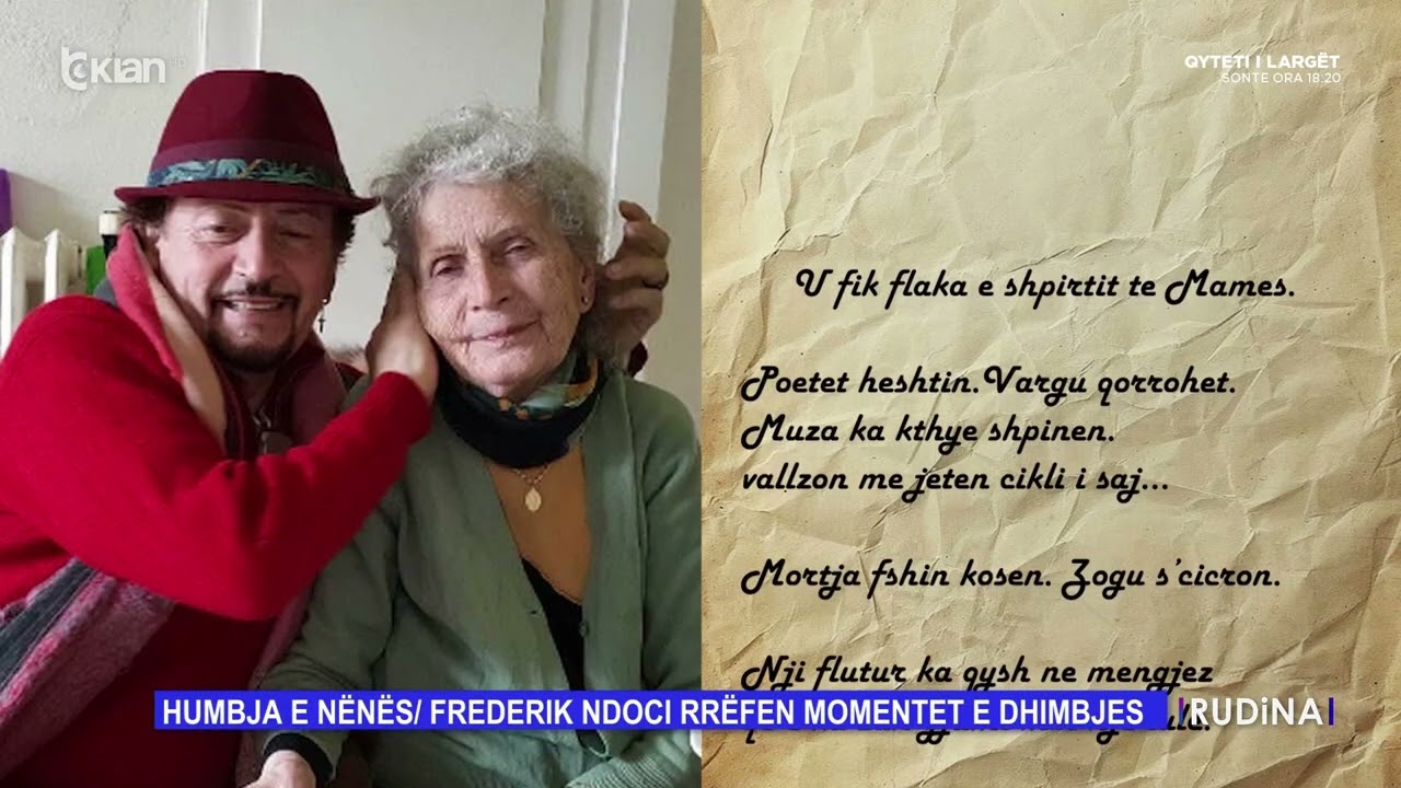 Frederik Ndoci për nënën e tij: Na dukej sikur na donte ftohtë...