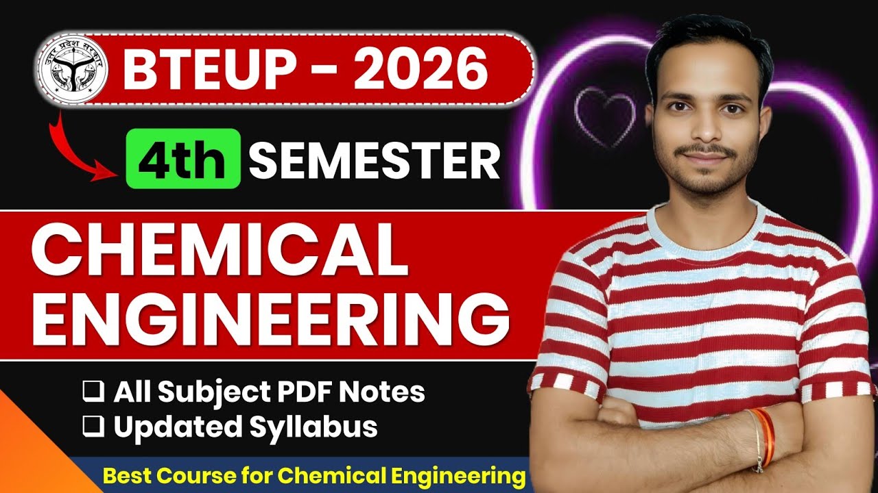 Diploma in Chemical Engineering 4th Sem Full Course || Chemical Engineering course #notes @bteup