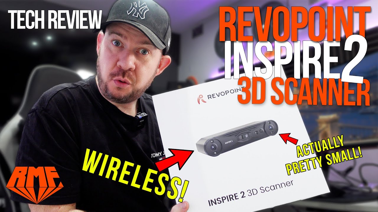 Обзор Revopoint INSPIRE 2 | 3D-сканирование для 3D-печати автомобильных деталей (тест мобильного ...