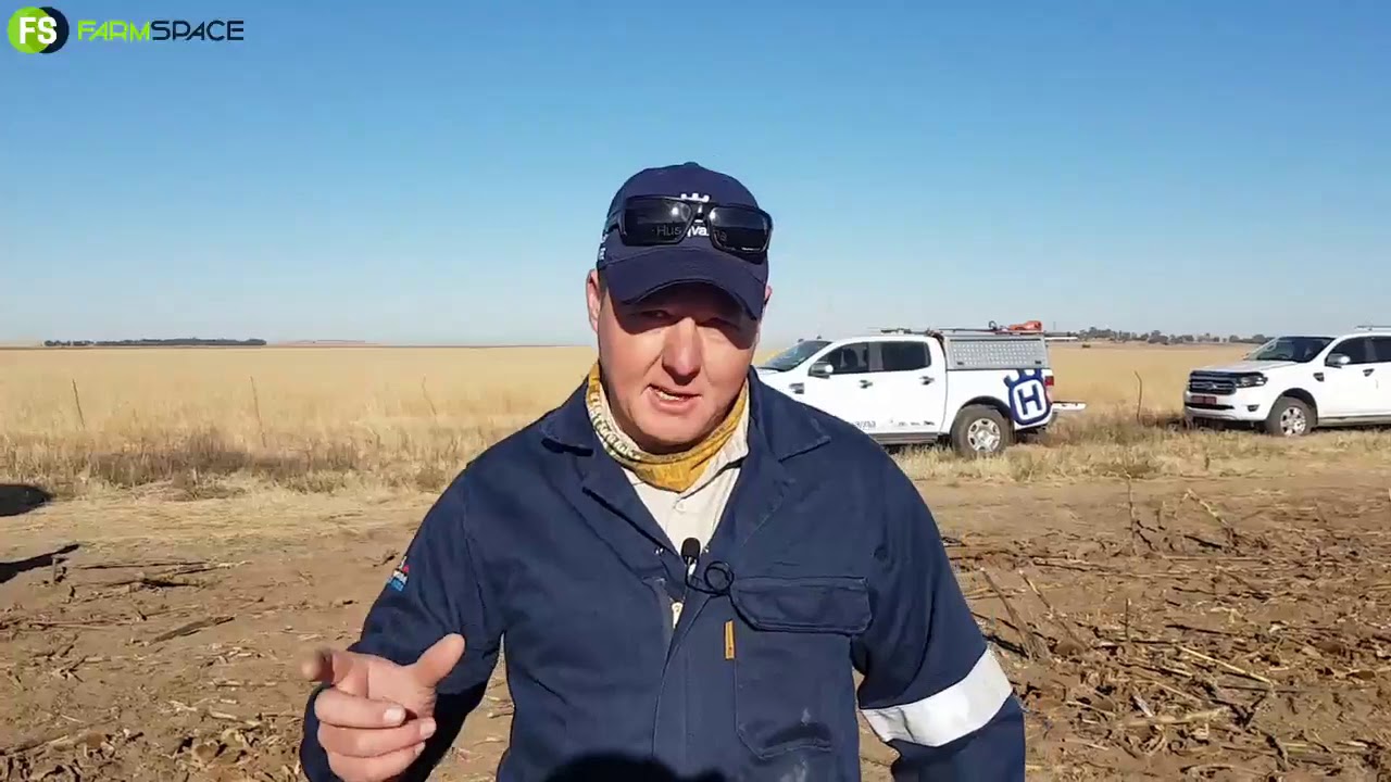 Husqvarna 580 BTS Blower does a good job at cleaning harvesters